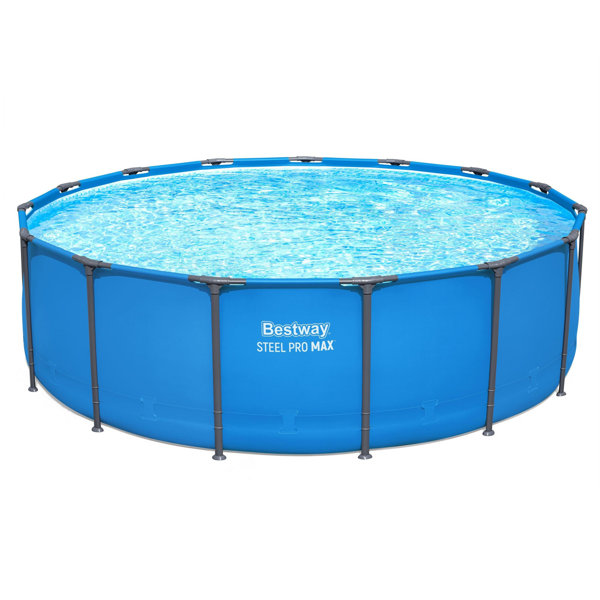 Bestway Steel Pro Round Above Ground Swimming Pool, 0 (originally 1)